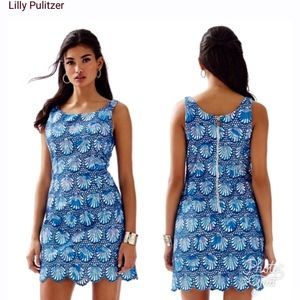 Lilly Pulitzer Eyelet Shift Dress Size 0